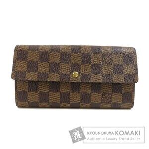 Louis Vuitton Pochette Porte Monnaie Wallet Long Damier Canvas